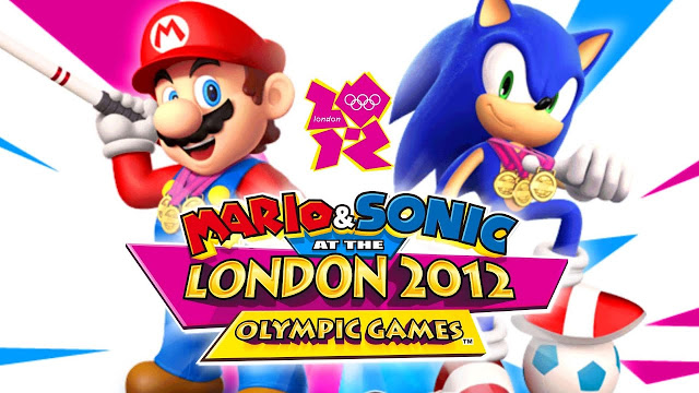 Mario e Sonic em game das Olimpíadas de 2012