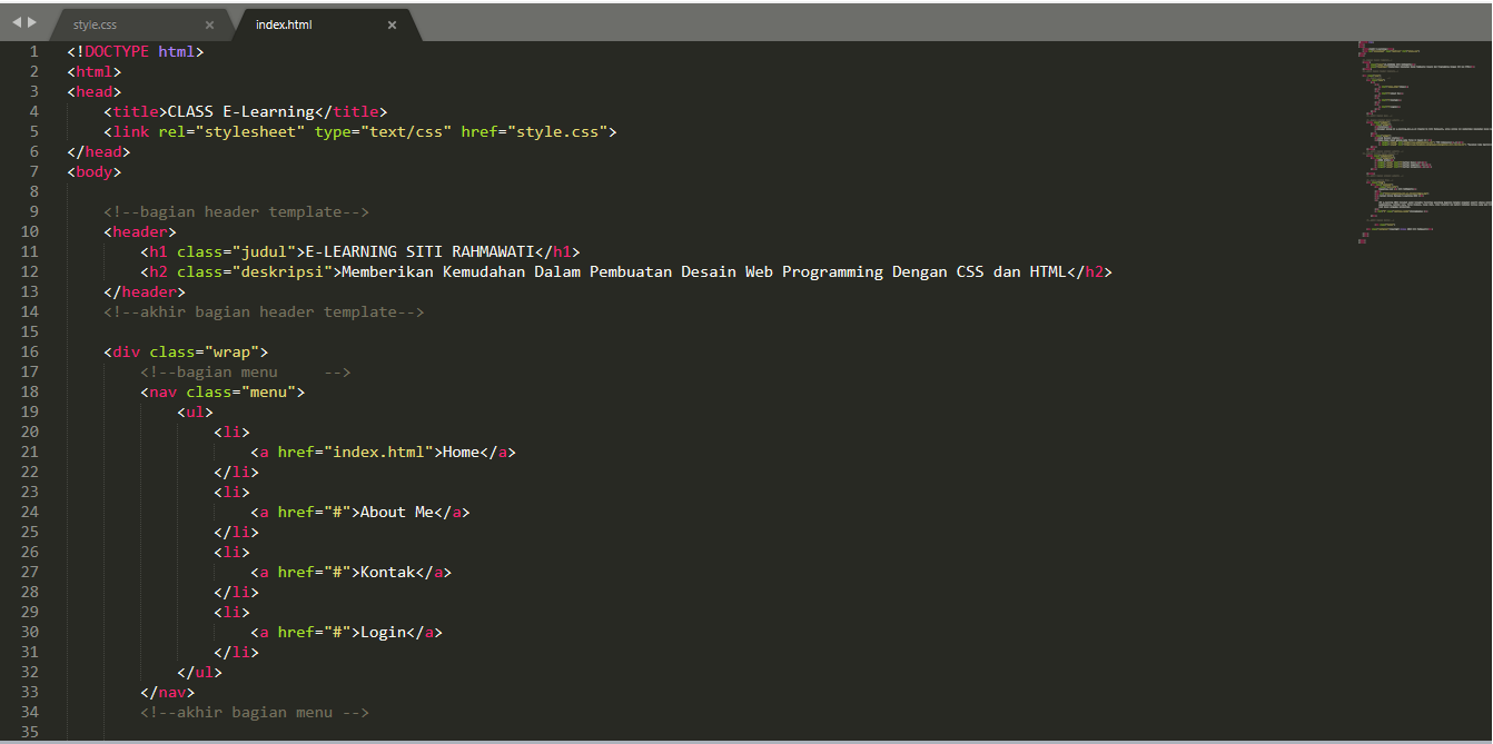 Catatan Kita : CONTOH RESPONSIVE WEB DESIGN-CSS DAN HTML