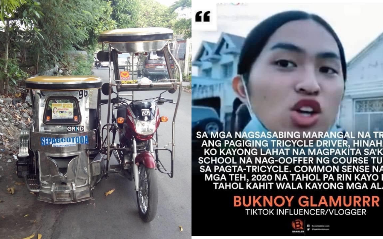 Successful na anak ng isang tricycle driver, sinupalpal si Buknoy