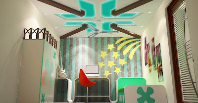 gypsum board false ceiling design ideas for kids room