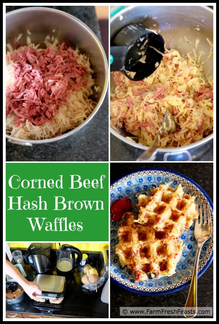 Farm Fresh Feasts Corned Beef Hash Waffles
