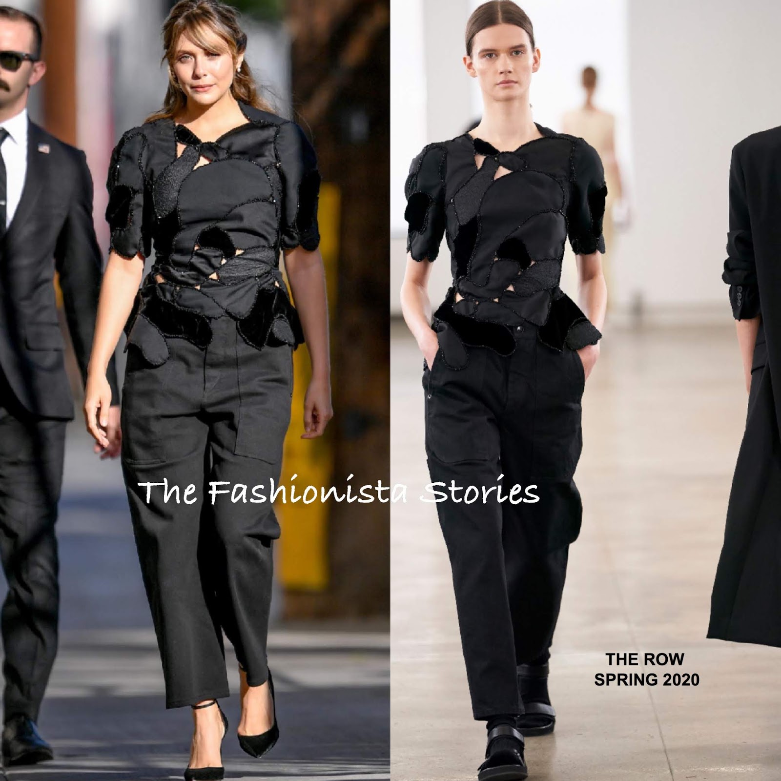 Elizabeth Olsen In The Row The Vampire S Wife Visiting Jimmy Kimmel Live