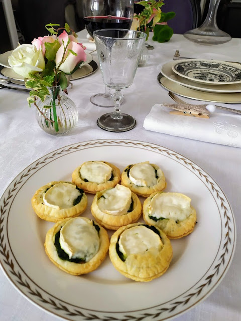 French food Friday - Spinach & goat's cheese tartlets