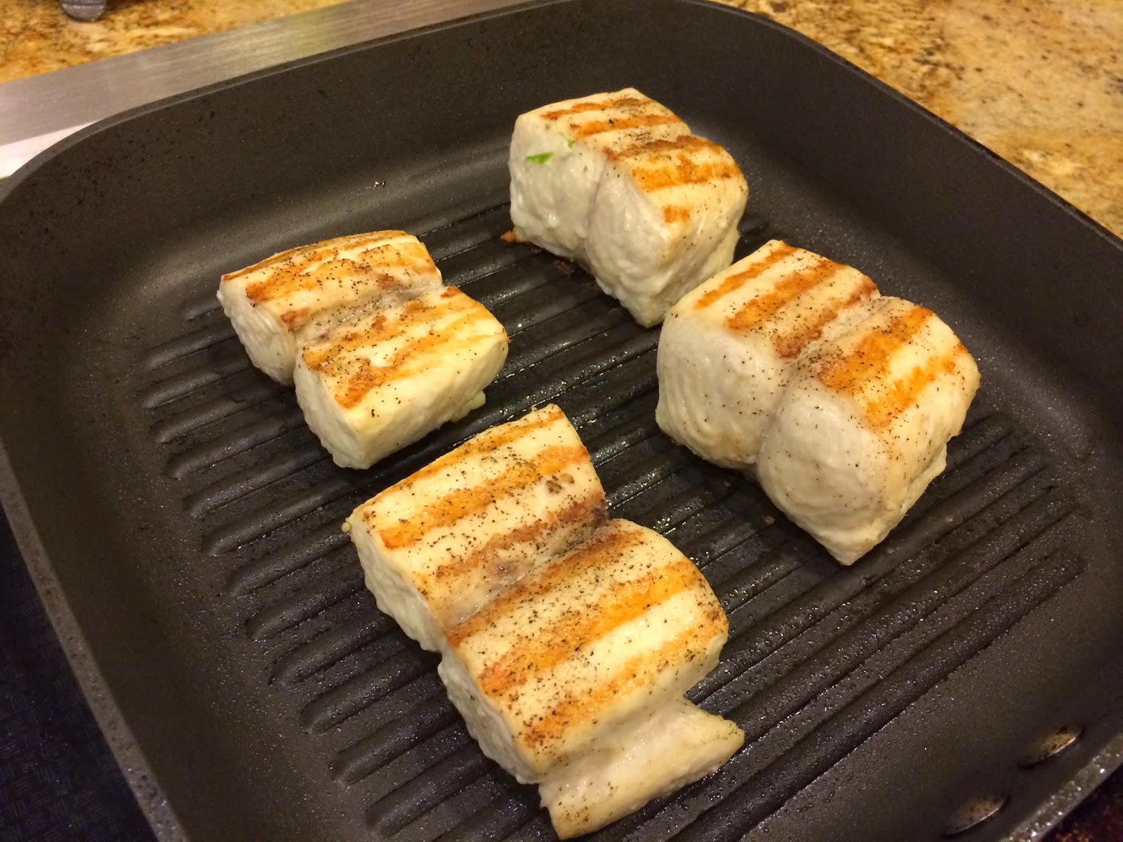 GREAT EATS HAWAII GRILLED ONO WITH GARLIC CREAM SAUCE