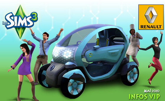 Free Renault Z.E. Vehicles in The Sims 3 - autoevolution