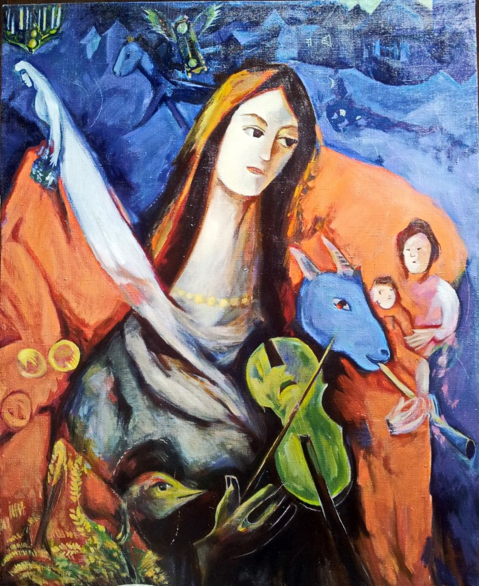 Синий концерт. 1945 г. Марк Шагал