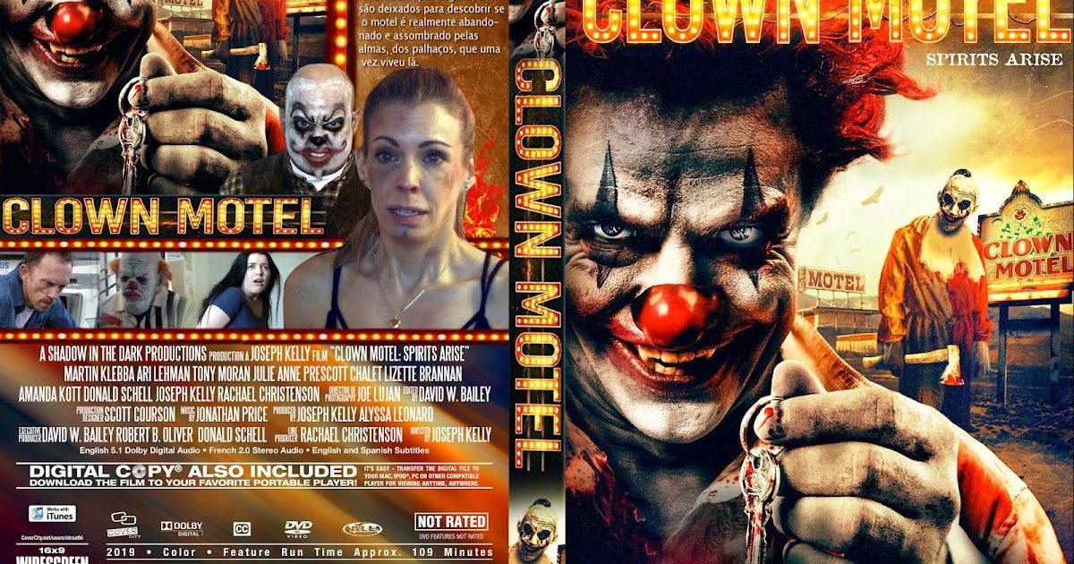 Mundo Das Capas Bj Capa Dvd Filme Clown Motel 2019