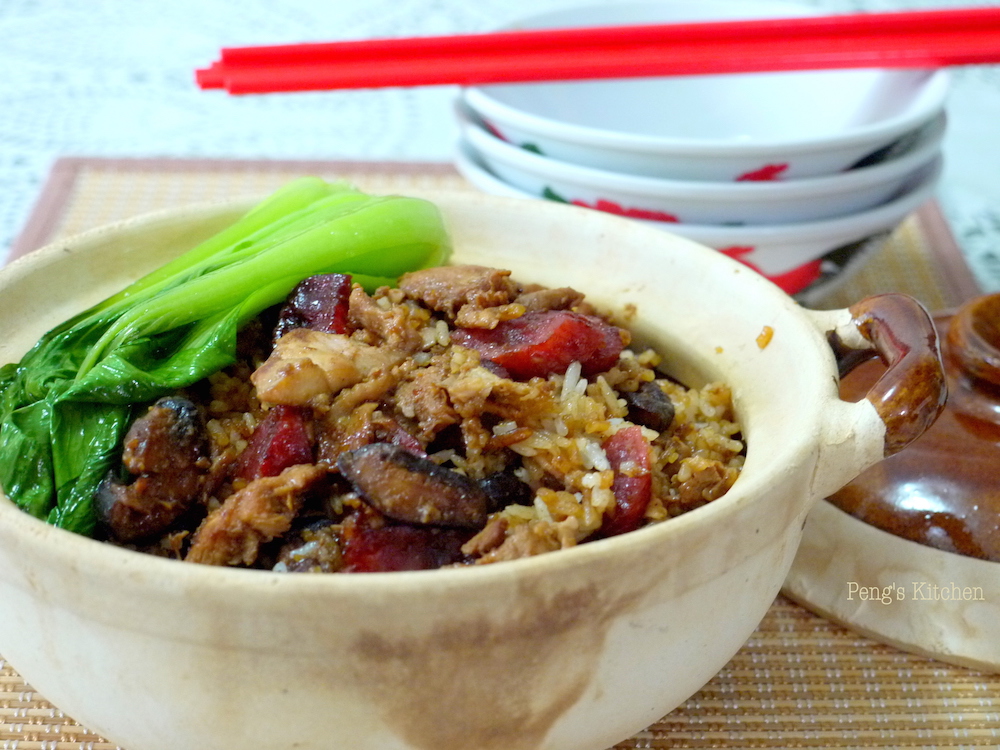 Peng's Kitchen Chicken Claypot Rice (Rice Cooker Version)