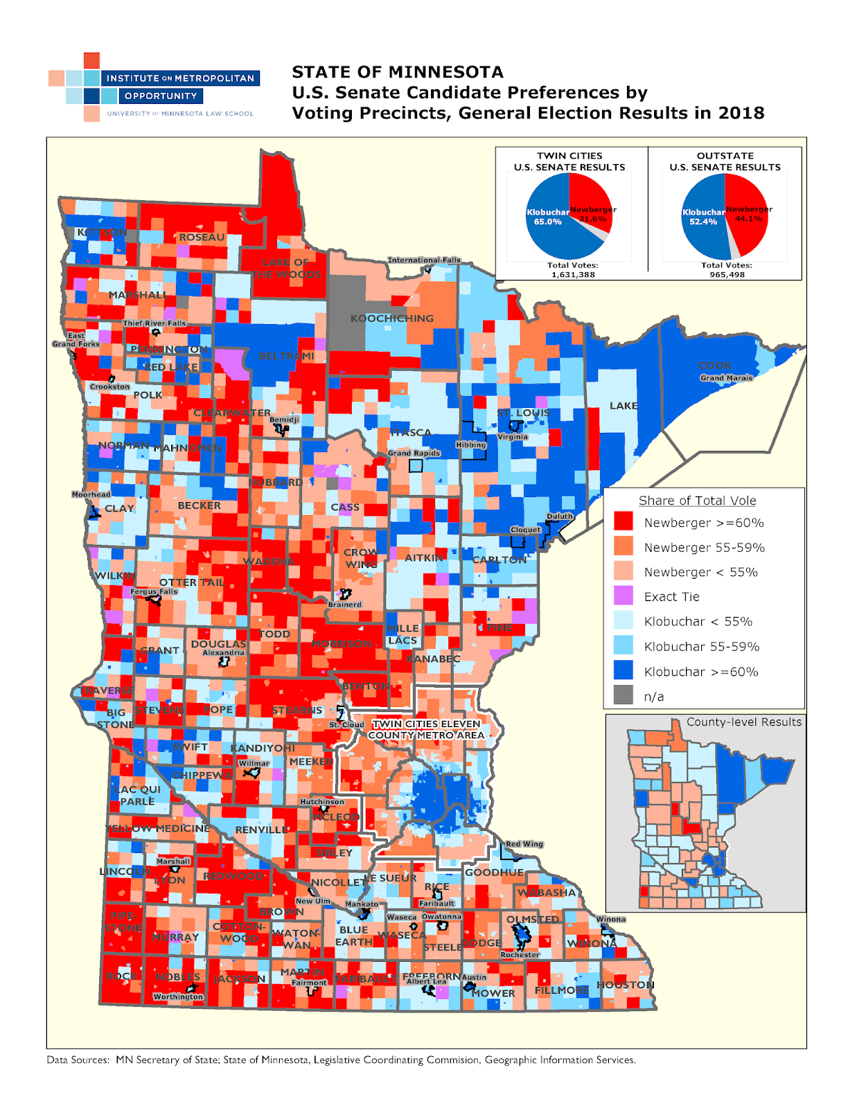 Institute on Metropolitan Opportunity Mapping the 2018 Minnesota