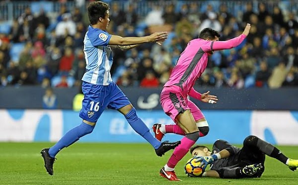 Roberto - Málaga -: "Hubiera sido injusto de entrar ese balón"