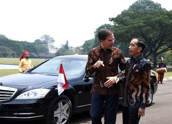 Presiden Jokowi Sambut Kunjungan PM Belanda Presiden Jokowi Sambut Kunjungan PM Belanda