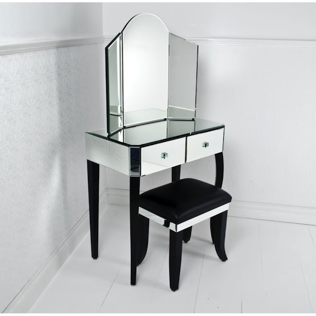 black and white corner vanity table with mirror black and white corner vanity table with mirror