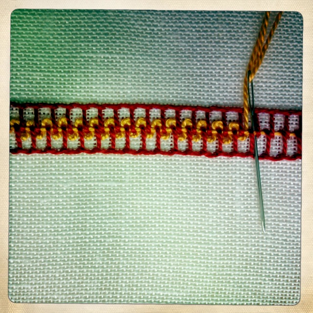 Leas lille verden A Series of Stitches Double blanket stitch variation