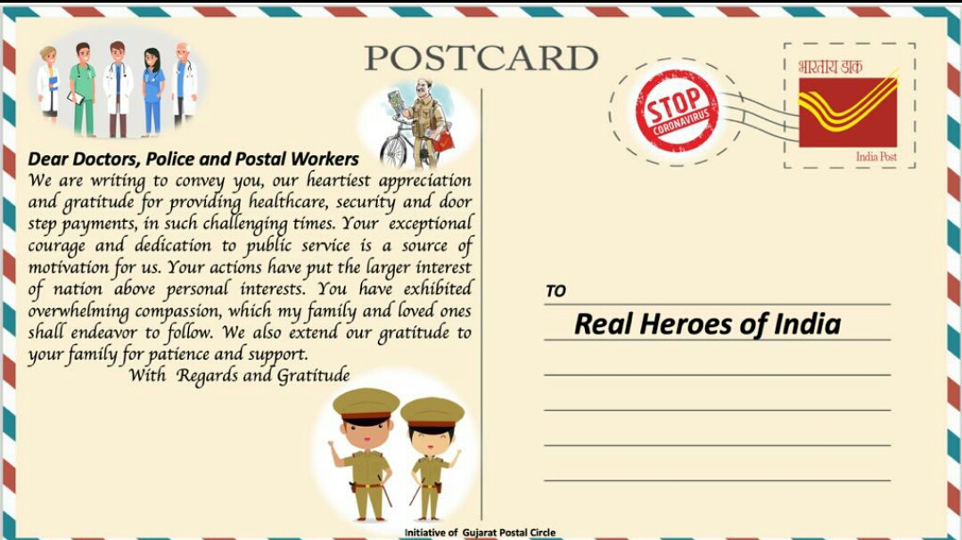 Digital Postcard to COVID Warriors