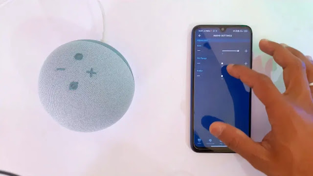 changing equalizer in alexa app how to adjust equalizer on echo dot
