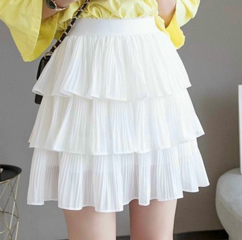 CHÂN VÁY 3 TẦNG DẬP LY XỊN ĐẸP