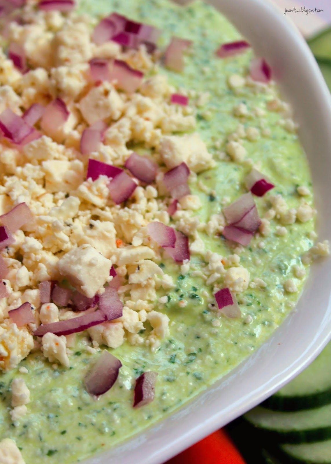 Jo and Sue Kale and Feta Dip