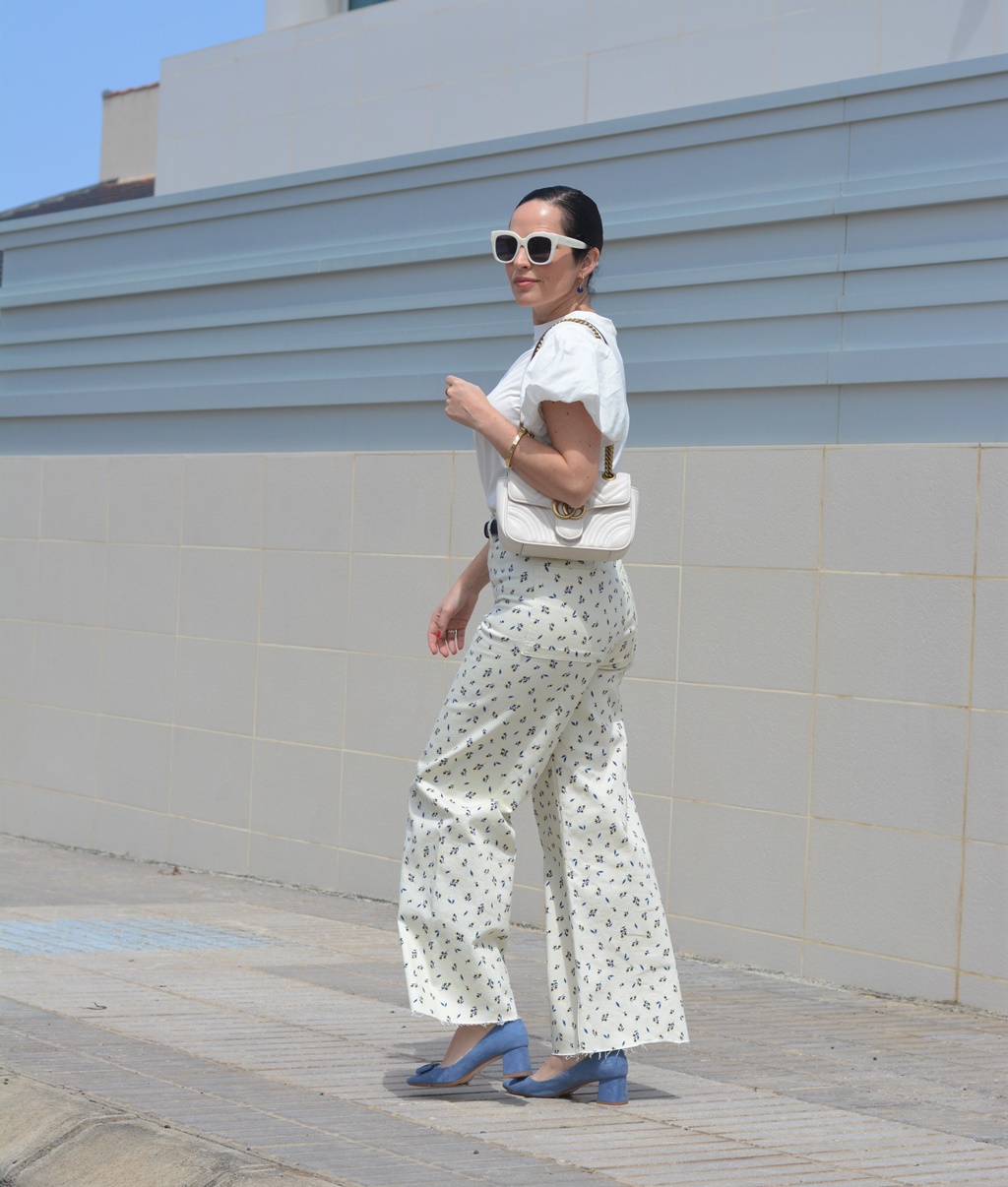 Gema Betancor: ZARA MARINE STRAIGHT JEANS OUTFIT