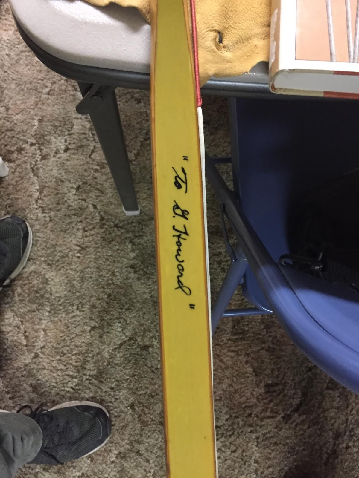 Traditional "Know How" A Vintage Named Howard Hill Longbow G. Howard Gillelan