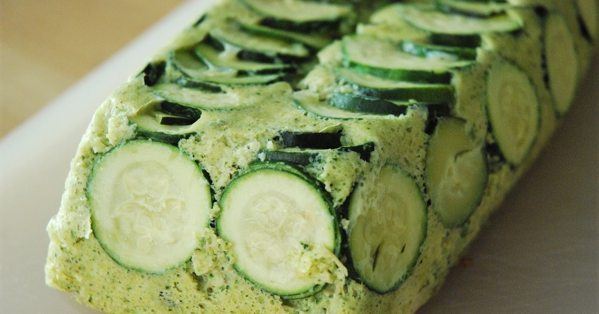 Terrine de courgettes et de petits pois à la menthe