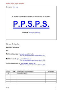 Exemple de Modèle PPSPS word gratuit