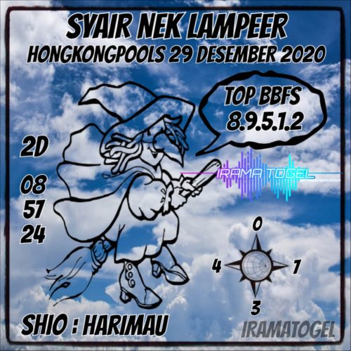 Syair Hongkong Malam Ini Selasa 29122020 Syair SGP