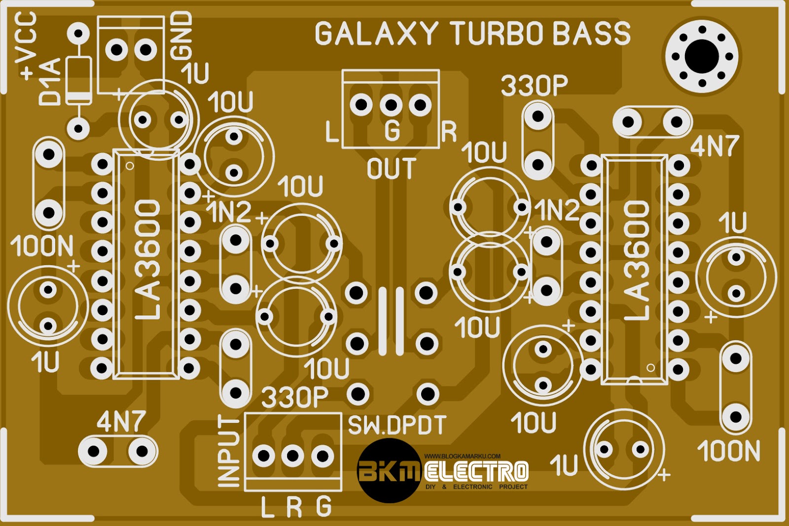 Membuat Rangkaian Galaxy Penambah Bass Untuk Power Amplifier Rangkaian Elektronik Belajar Elektronik