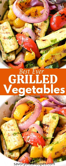 best grilled vegetables in a bowl