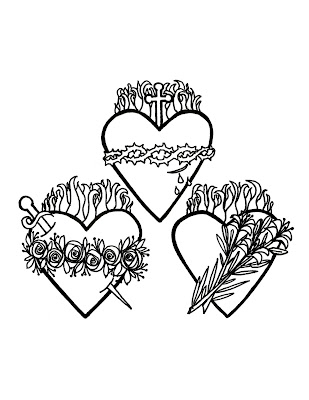 Cute Little Aspiration Cards For A Ladies Youth Group Event And Realized Theyd Make Great Valentines Too They Have The Holy Family Hearts On One Side