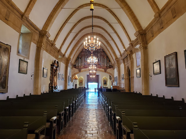 Image inside the Carmel Mission