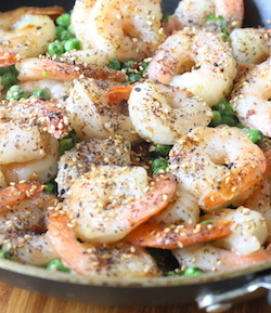 Sesame shrimp stir fry recipe