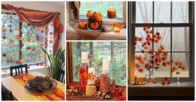Making Cool Autumn Decorations for The Window