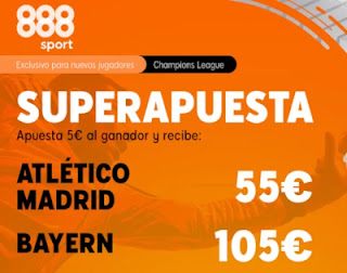 Superapuesta 888sport Atletico v Bayern 1-12-2020 Superapuesta 888sport Atletico v Bayern 1-12-2020