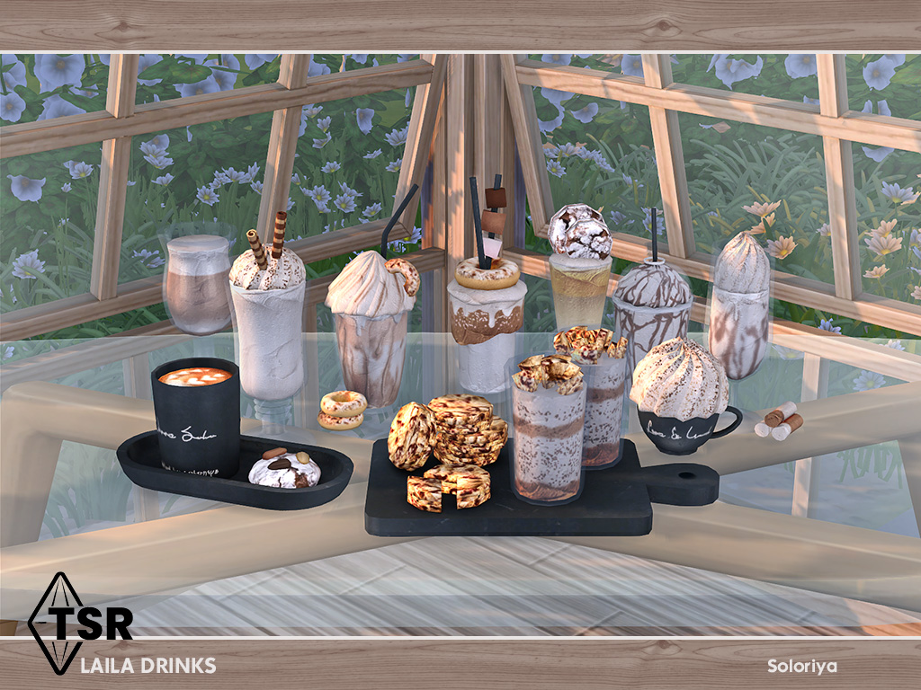 soloriya Laila Drinks. Sims 4