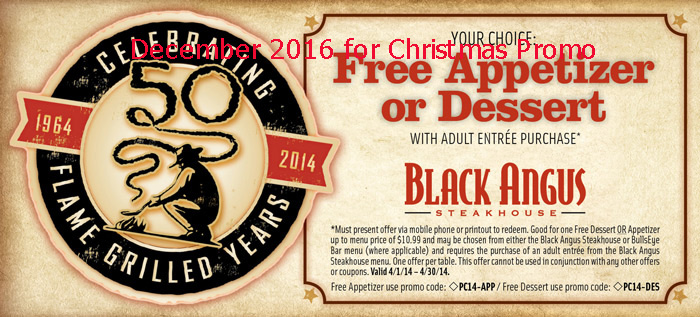 Printable Coupons 2018: Black Angus Steakhouse Coupons