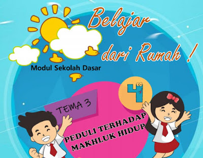 Modul Kelas 4 Tema 3 Sekolah Dasar Belajar Dari Rumah
