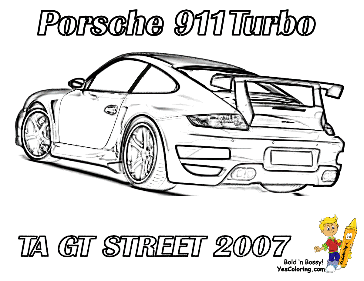 AUSMALBILDER PORSCHE 918 SPYDER - Ausmalbilder Einhorn