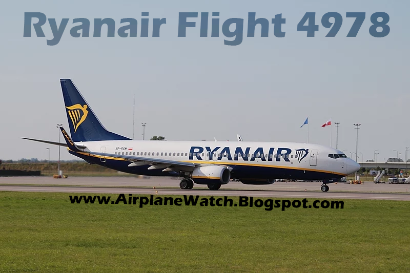 Airplane Watch : Ryanair Flight 4978