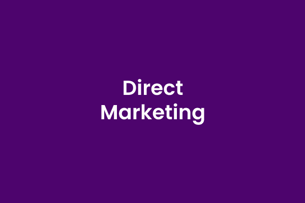 Direct marketing adalah