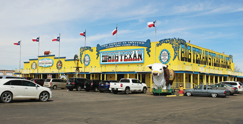 Big Texan Steak Ranch Route 66 Texas