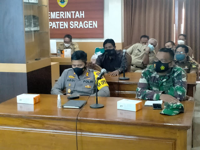 Rakoor Gubernur Jateng Dalam Rangka Upaya Percepatan Penanganan Pandemi Covid – 19 Melalui Vidio Conference