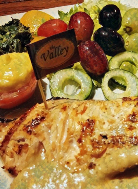 Salmon Steak - The Valley Bistro Café Bandung
