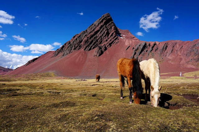 The Rainbow Mountains in Peru very Amazing