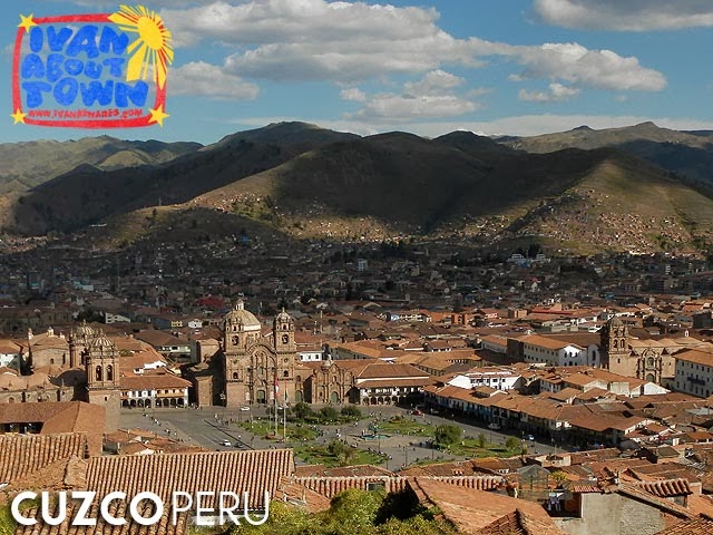 Cuzco's Plaza de Armas from the Iglesia de San Cristobal 