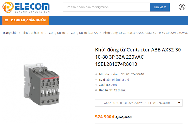 contactor-32a-220v-abb-elecom