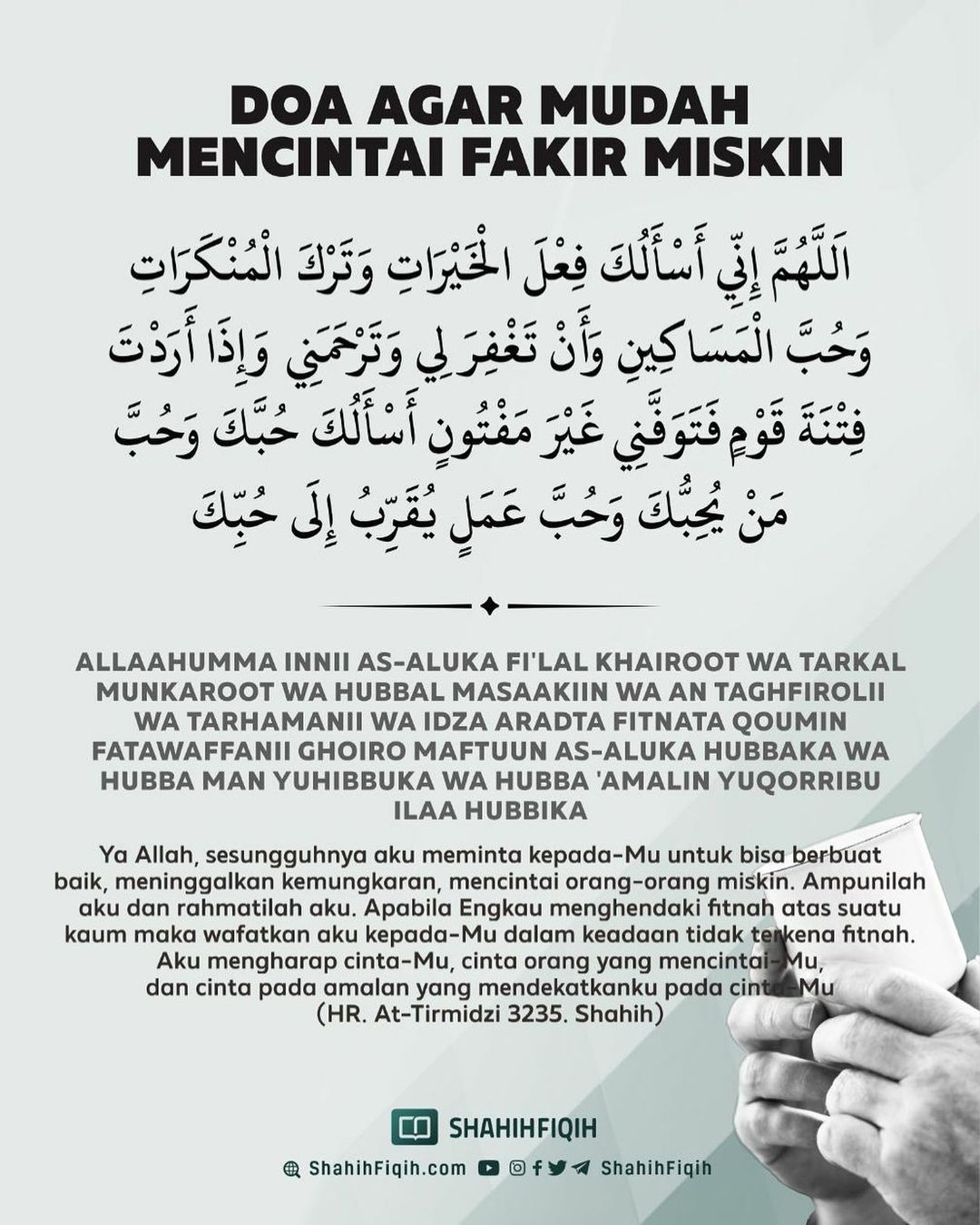 Shahih Fiqih - 📎 DOA MEMOHON REZEKI YANG BAIK . اللَّهُمَّ