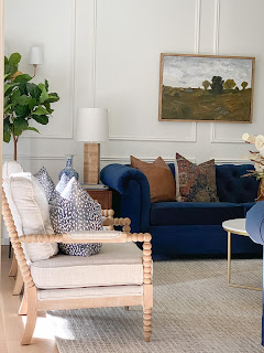 Instagram home tour: Updated traditional home with soft color and ...