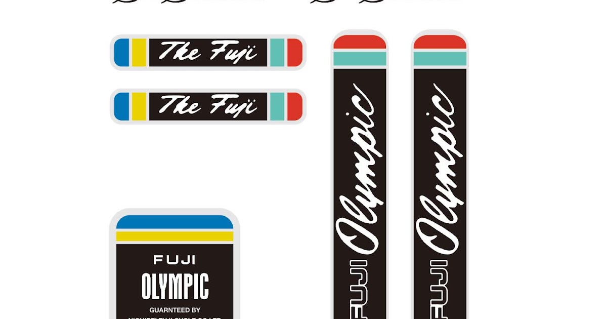 fuji bike stickers