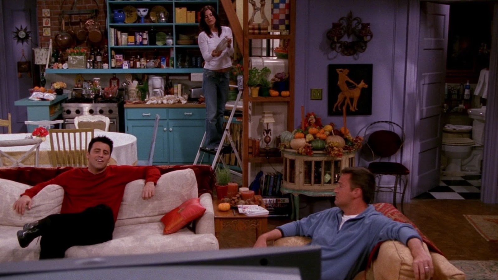 Why Monica's apartment on Friends was eclectic style goals Dove Cottage