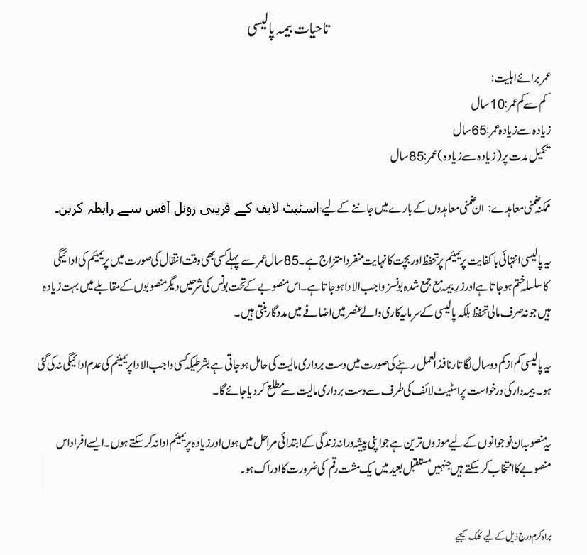 State Life Insurance Policy In Urdu METRO BUCKS INSURANCE state-life-insurance-policy-in-urdu-metro-bucks-insurance